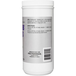 Endosorb Medication for Digestive Issues & Diarrhea for Dogs & Cats, 1.5-g, 500 tablets