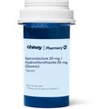 Spironolactone / Hydrochlorothiazide (Generic) Tablets, 25-mg, 1 tablet