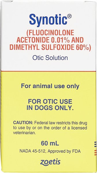 Synotic Otic Solution for Dogs, 60-mL slide 1 of 6