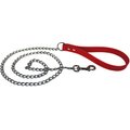 OmniPet Chain Dog Leash, Red, Mediumweight, 4-ft