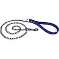 OmniPet Chain Dog Leash, Blue, Heavyweight, 6-ft