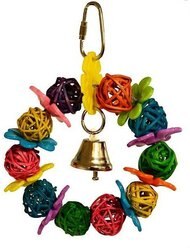 Super Bird Creations Daisy Ring Bird Toy, Small slide 2 of 8