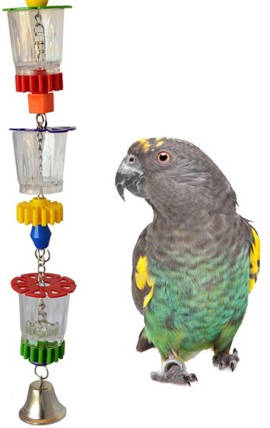 Super Bird Creations Bottoms Up Bird Toy, Medium/Large slide 1 of 10