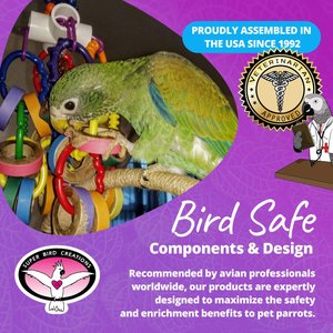 Super Bird Creations Bagel Cascade Bird Toy, Large
