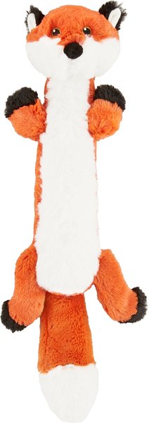 Frisco Skinny Plush Squeaking Fox Dog Toy slide 1 of 4