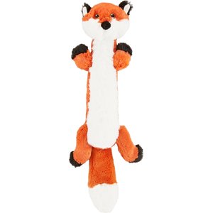 Frisco Skinny Plush Squeaking Fox Dog Toy