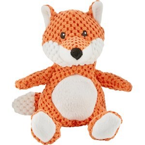 Frisco Textured Plush Squeaking Fox Dog Toy
