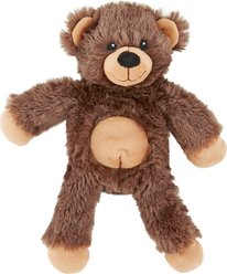 Frisco Bear Plush with Inside Rope Squeaky Dog Toy, Medium slide 1 of 6