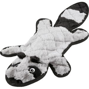 Frisco Raccoon Stuffing-Free Flat Plush Squeaky Dog Toy, Large