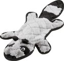 Frisco Flat Plush Squeaking Raccoon Dog Toy, Medium