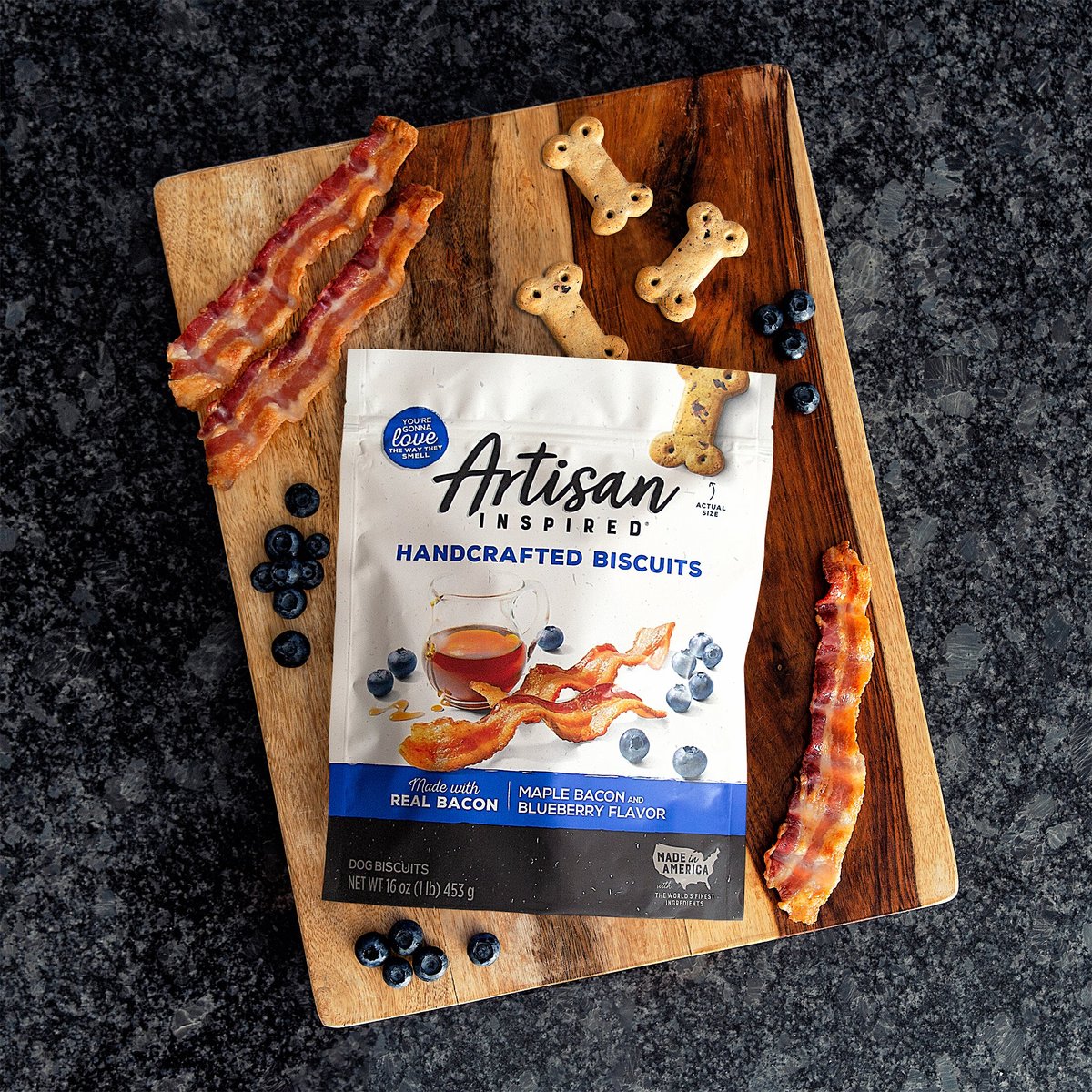 Blueberry bacon outlet dog treats