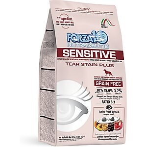 Forza10 Nutraceutic Sensitive Tear Stain Plus Grain-Free Dry Dog Food, 4-lb bag