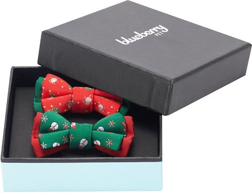 Show full view: Blueberry Pet Christmas Stay Festive Bowtie Gift Box, 3-in slide 3 of 9
