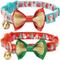Show in main carousel: Blueberry Pet The Power of Lavish Holiday Polyester Breakaway Cat Collar with Bell, 2 count, 9 to 13-in neck, 3/8-in wide slide 1 of 5