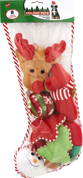 Ethical Pet Holiday Dog Toy Stocking, 8 count slide 1 of 9