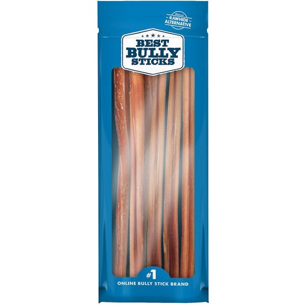 JACK & PUP Thick Bully Stick 12" Dog Treats, 3 count