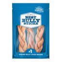 Best Bully Sticks Braided 6" Bully Stick Dog Treats, 3 count