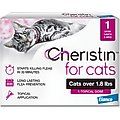 Cheristin Flea Spot Treatment for Cats, over 1.8 lbs, 1 Dose (1-mo. supply)
