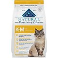 Blue Buffalo Natural Veterinary Diet K+M Kidney + Mobility Support Grain-Free Dry Cat Food, 7-lb bag