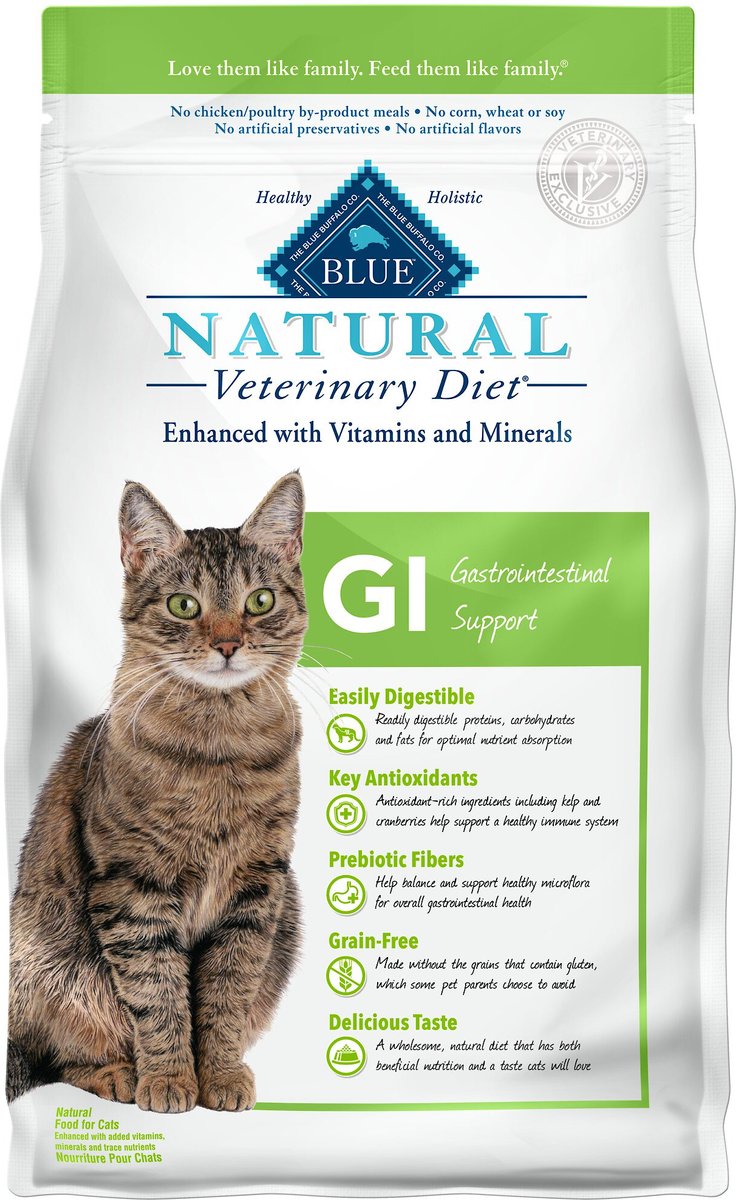 BLUE Natural cat food with GI support 