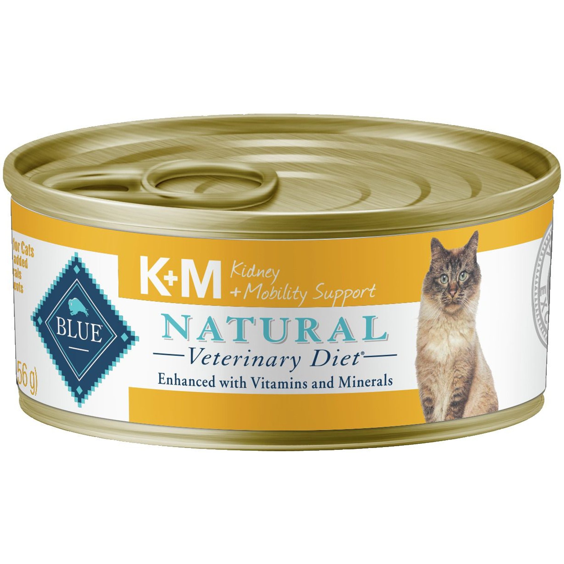 Blue Buffalo Natural Veterinary Diet K M Kidney Mobility Support Grain Free Wet Cat Food