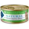 Blue Buffalo Natural Veterinary Diet GI Gastrointestinal Support Grain-Free Wet Cat Food, 5.5-oz, case of 24