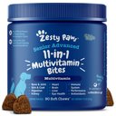 Zesty Paws Senior Advanced 11-in-1 Bites Chicken Flavored Soft Chews Multivitamin for Senior Dogs, 90 count