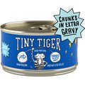 Tiny Tiger Chunks in EXTRA Gravy Tuna Recipe Grain-Free Canned Cat Food, 3-oz, case of 24