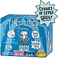 Tiny Tiger Chunks in EXTRA Gravy Seafood Recipes Variety Pack Grain-Free Canned Cat Food, 3-oz, case of 24