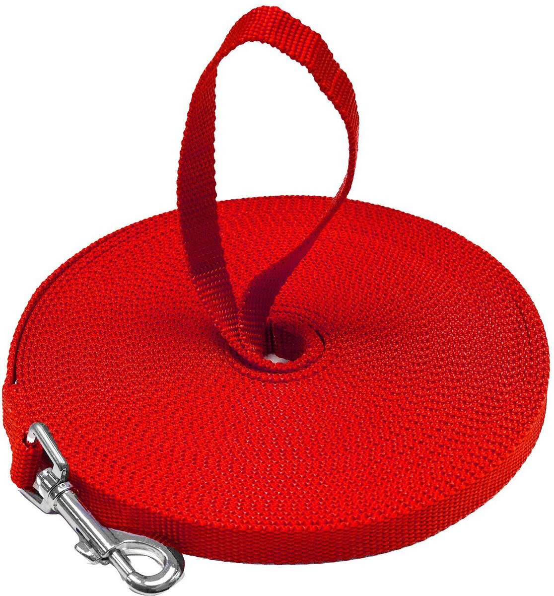 DOWNTOWN PET SUPPLY Training Dog Lead, Red, 50ft