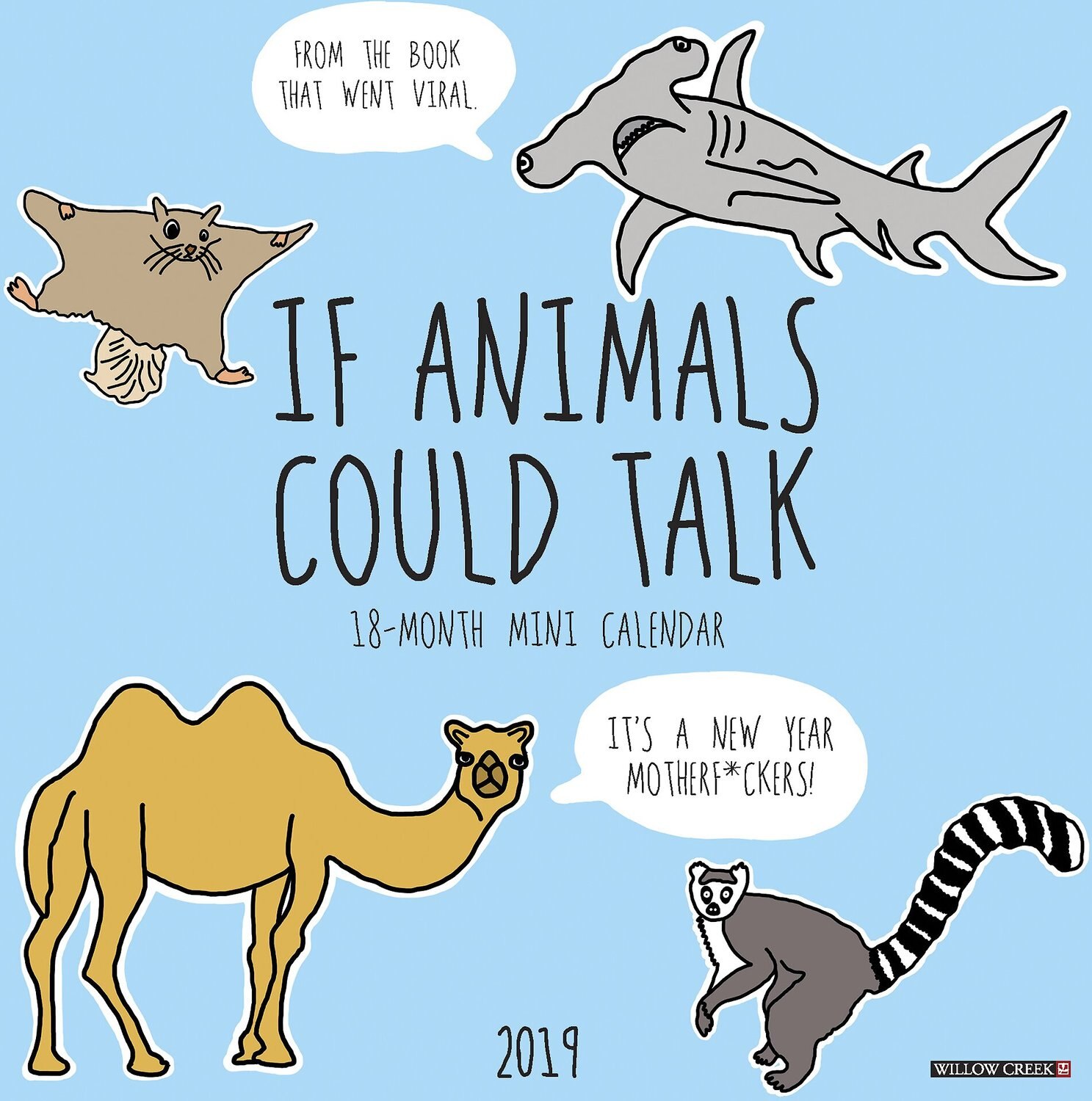 If Animals Could Talk 2019 Mini Wall Calendar