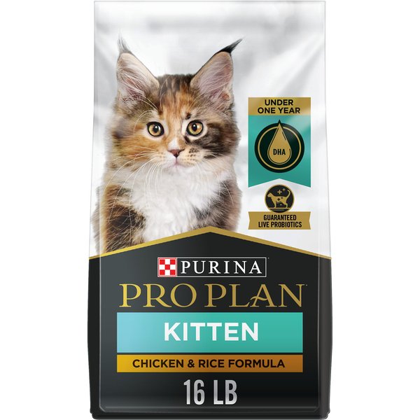 PURINA PRO PLAN Kitten Chicken Rice Formula Dry Cat Food