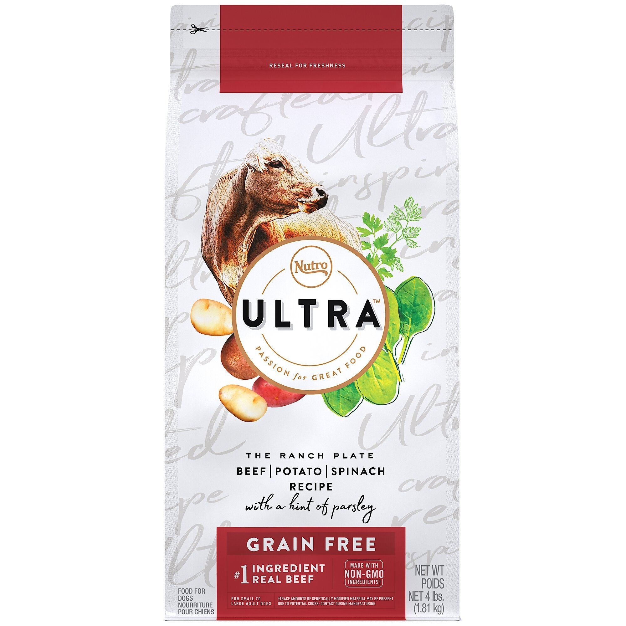 Nutro Ultra Beef, Potato & Spinach Recipe Adult Grain-Free Dry Dog Food