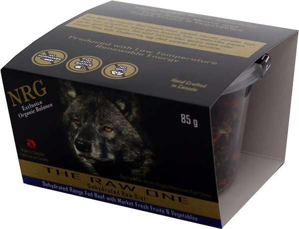 NRG The Raw One Free Range Beef Dehydrated Raw Dog Food