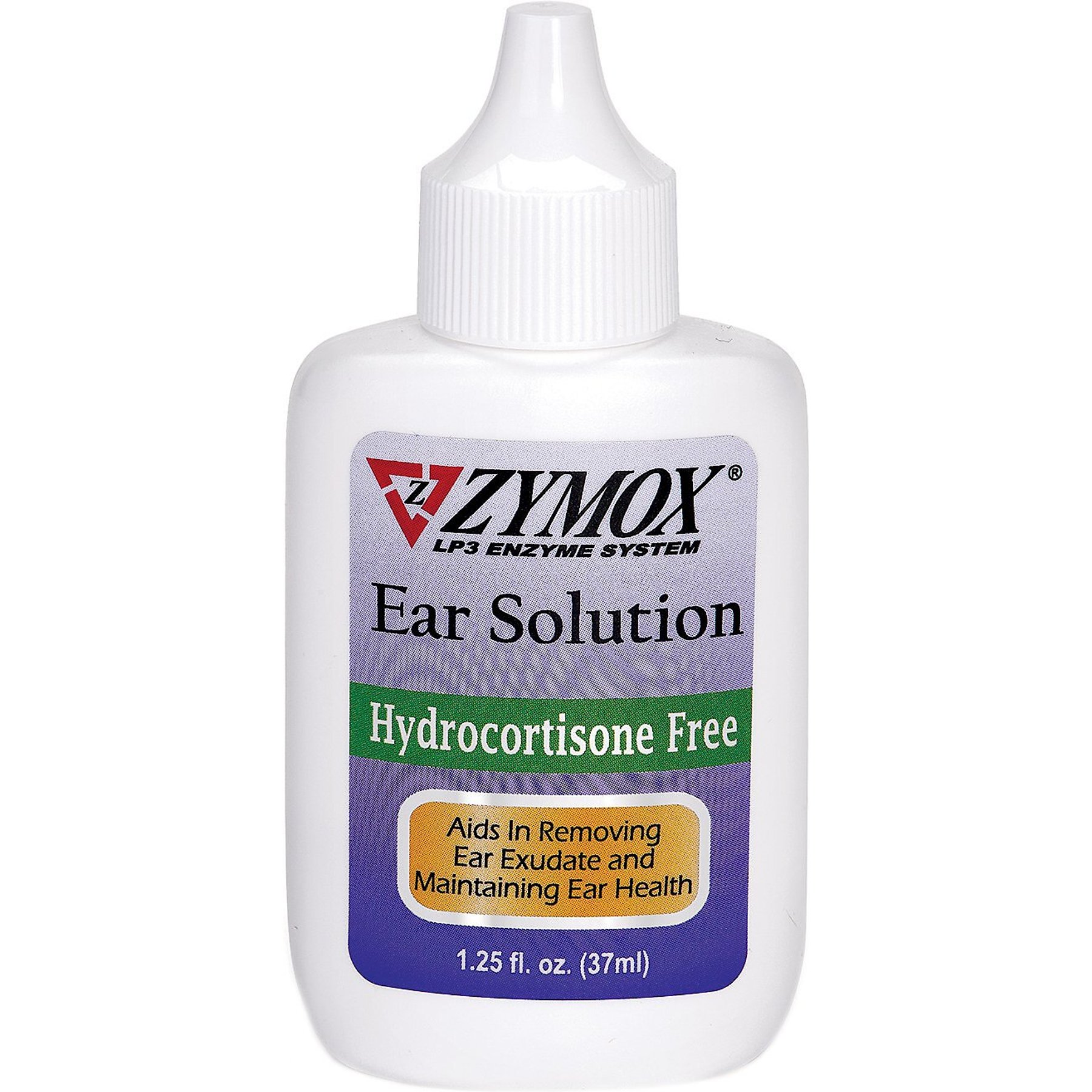 ZYMOX Hydrocortisone Free Dog Cat Ear Infection Solution 1.25