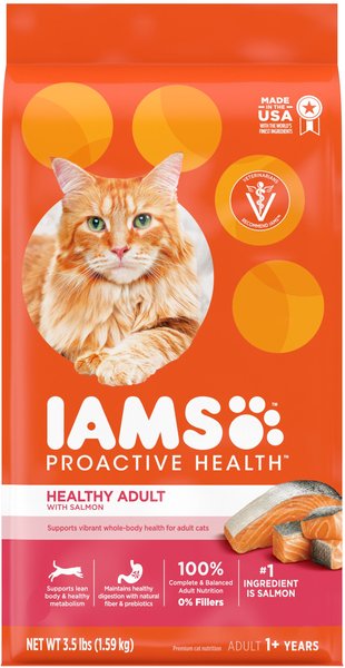 IAMS ProActive Health Salmon Recipe Adult Dry Cat Food 3.5 lb bag