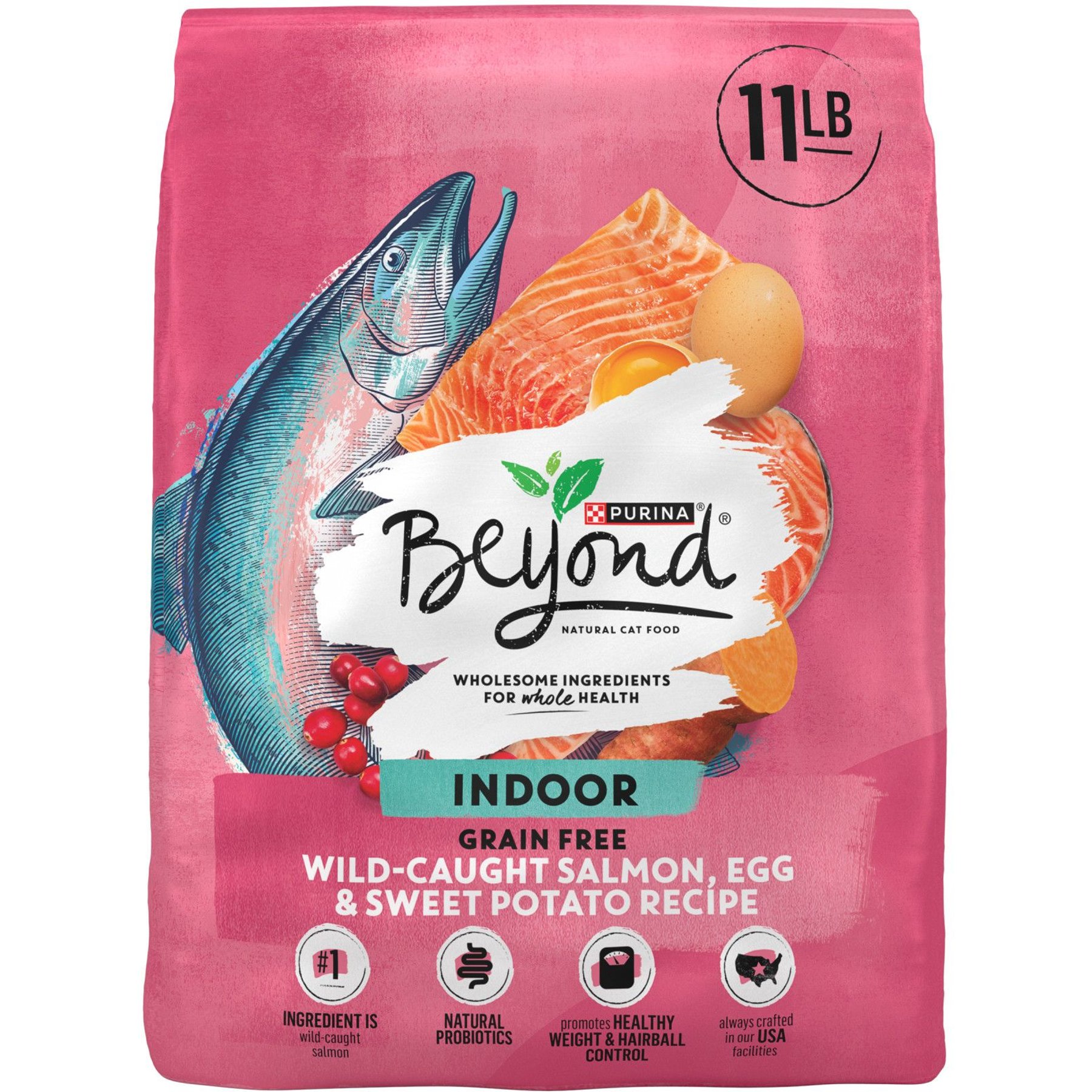 PURINA BEYOND Simply Indoor Wild Caught Salmon Egg Sweet Potato