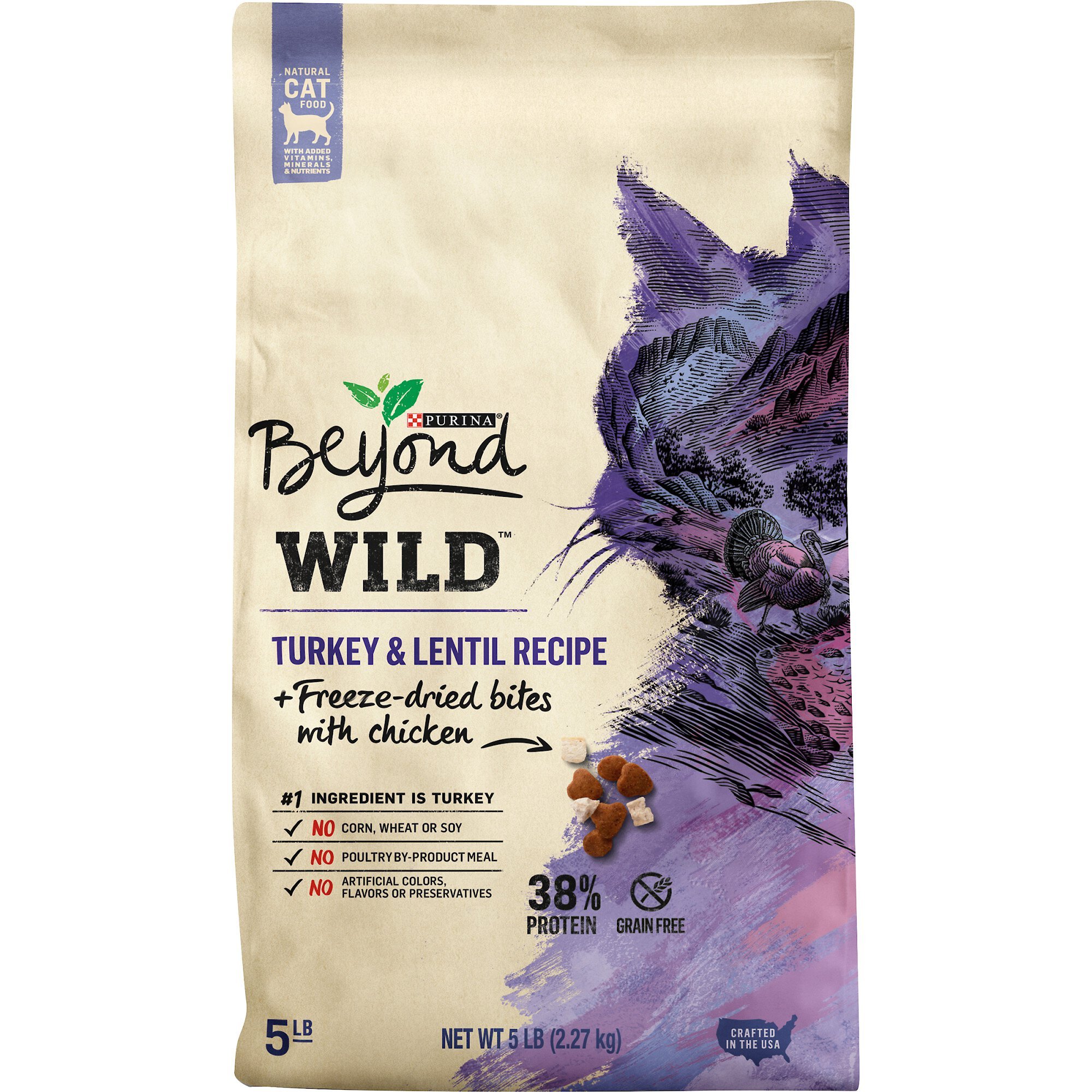 PURINA BEYOND Wild Turkey Lentil Recipe Freeze Dried Bites