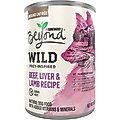 Purina Beyond Wild Prey-Inspired Grain-Free High Protein Beef, Liver & Lamb Pate Recipe Canned Dog Food, 13-oz, case of 12