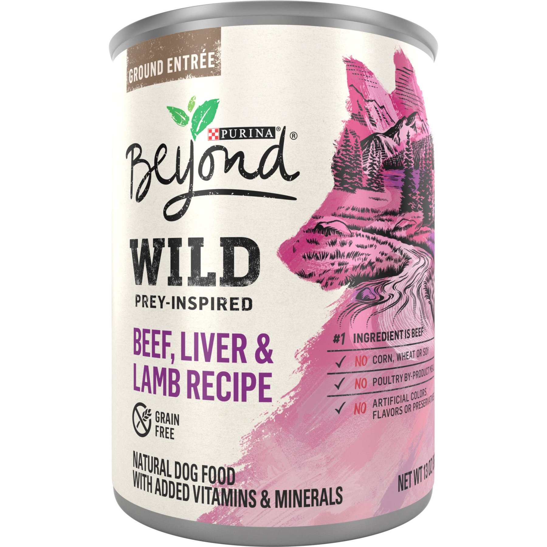 PURINA BEYOND Wild Prey Inspired Grain Free High Protein Beef