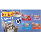 Friskies Shreds in Gravy Variety Pack Canned Cat Food, 5.5-oz can, case of 40
