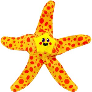 Outward Hound Floatiez Starfish Squeaky Plush Dog Toy