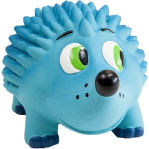 Outward Hound Tootiez Squeaky Stuffing-Free Plush Dog Toy, Hedgehog