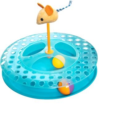 Petstages Cheese Chase II Cat Toy with Catnip, slide 1 of 1