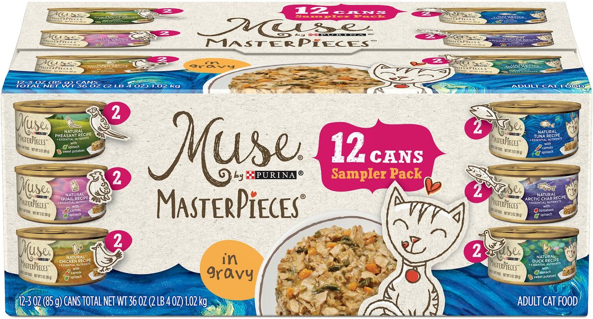 Muse masterpieces 2025 cat food