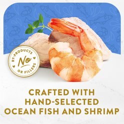 Fancy Feast Appetizers Oceanfish with a Shrimp Topper Lickable Cat Treats, 1.1-oz tray, case of 10 slide 2 of 9