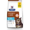 Hill's Prescription Diet k/d Kidney Care Early Support with Chicken Dry Cat Food, 4-lb bag
