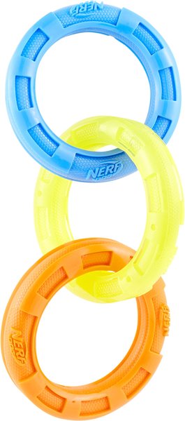 Nerf Dog Tuff Tug 3 Ring Dog Toy slide 1 of 8