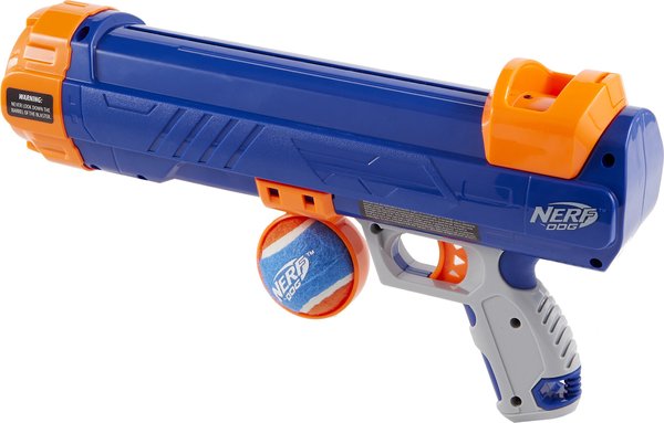 nerf dog tennis ball blaster dog toy