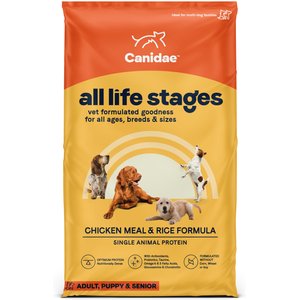 CANIDAE All Life Stages Chicken Meal & Rice Formula Dry Dog Food, 44-lb bag